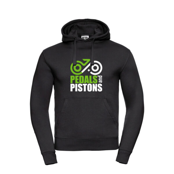 Pedals & Pistons Hoodie V4 (Black)