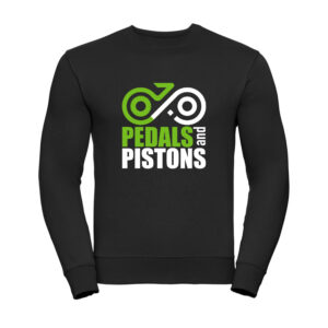 Pedals & Pistons Sweatshirt V4 (Black)