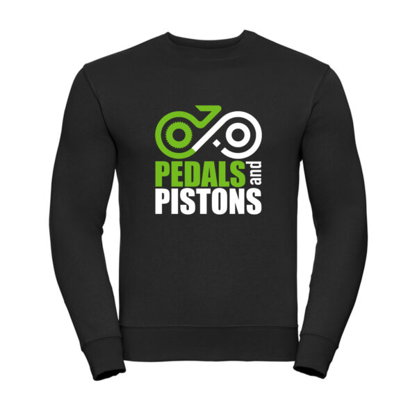 Pedals & Pistons Sweatshirt V4 (Black)