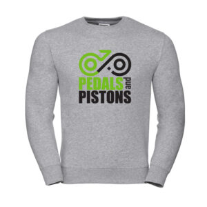 Pedals & Pistons Sweatshirt V4 (Grey)