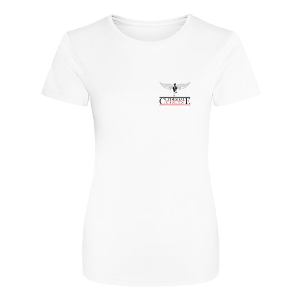 Clydesdale Colts Ladies Airtex T-Shirt V2 (White)