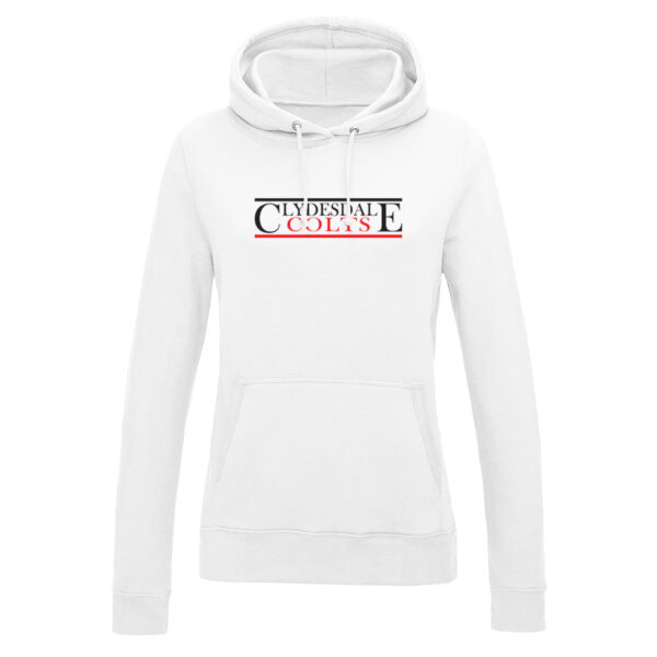 Clydesdale Colts Ladies Hoodie V1 (White)
