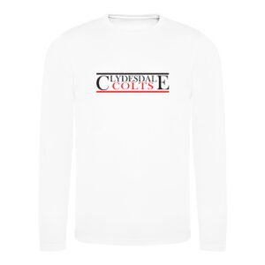 Clydesdale Colts Long Sleeve Airtex T-Shirt V1 (White)