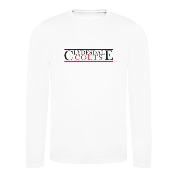 Clydesdale Colts Long Sleeve Airtex T-Shirt V1 (White)