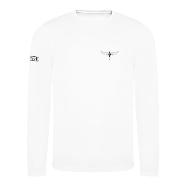 Clydesdale Colts Ladies Long Sleeve Airtex T-Shirt V3 (White)