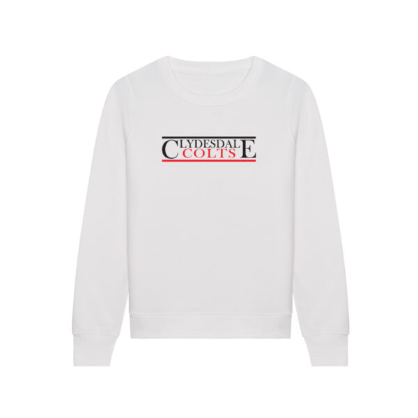 Clydesdale Colts Ladies Sweatshirt V1 (White)