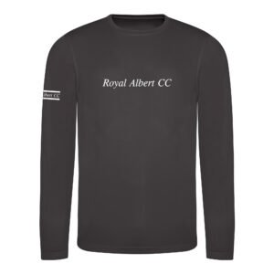 Royal Albert CC Long Sleeve Airtex T-shirt (Black)