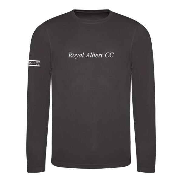 Royal Albert CC Long Sleeve Airtex T-shirt (Black)