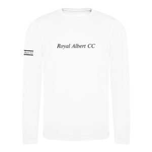 Royal Albert CC Long Sleeve Airtex T-shirt (White)