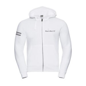 Royal Albert CC Zipped Hoodie (White)