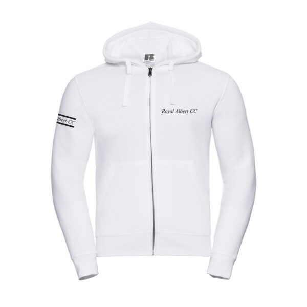 Royal Albert CC Zipped Hoodie (White)