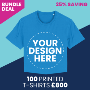 100 x Printed T-shirts