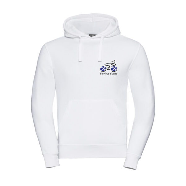 V1 Hoodie Dooleys Cycles (White)