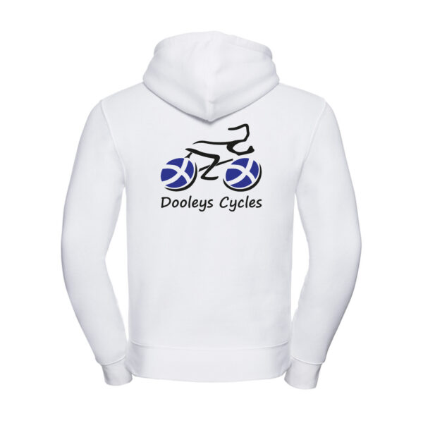 V1 Hoodie Dooleys Cycles (White) - Image 2