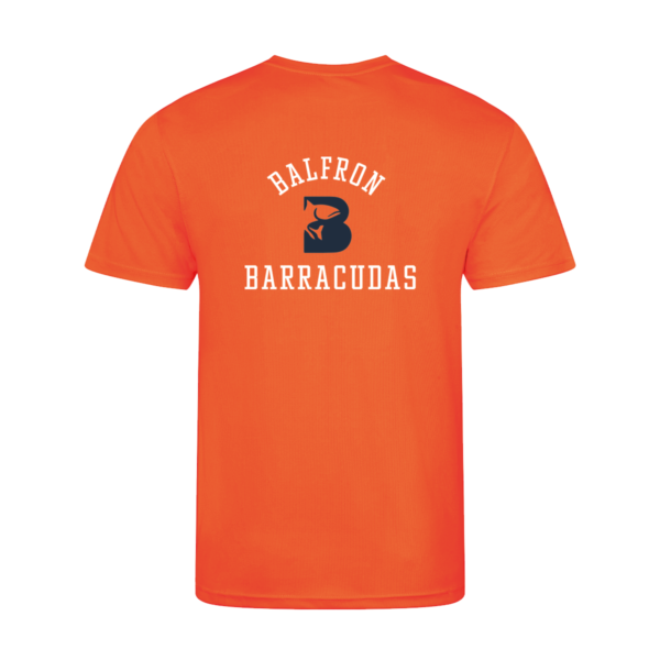 Barracudas Adult Airtex T-shirt V2 (Orange) - Image 2