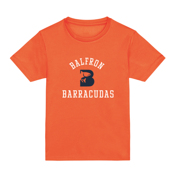 Barracudas Adult Airtex T-shirt V1 (Orange)