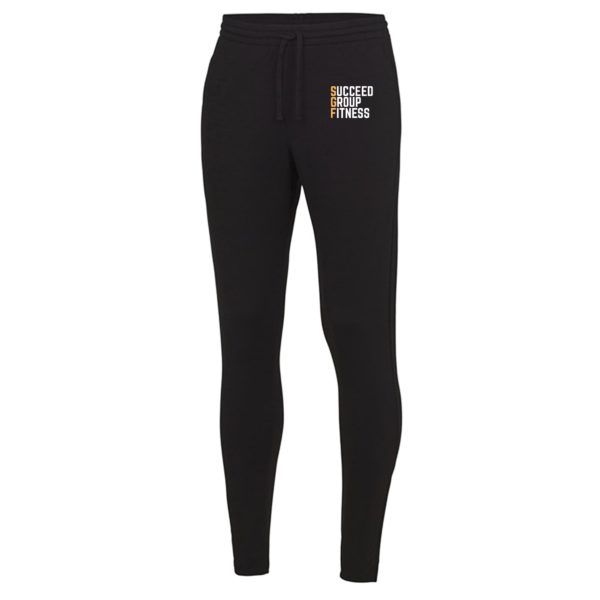 Succeed Tapered Cotton Joggers (Black)