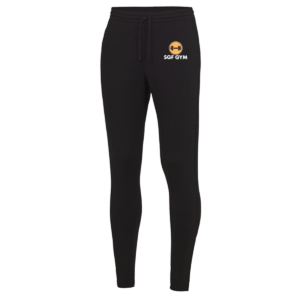 SGF GYM Tapered Cotton Joggers (Black)