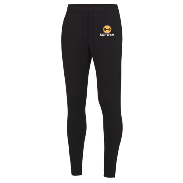 SGF GYM Tapered Cotton Joggers (Black)