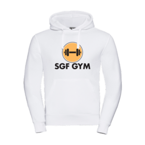SGF GYM Adult Hoodie V1 (White)