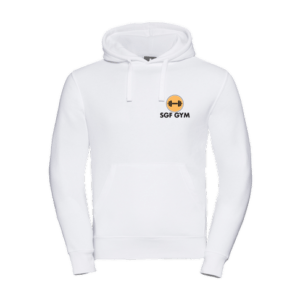 SGF GYM Adult Hoodie V2 (White)