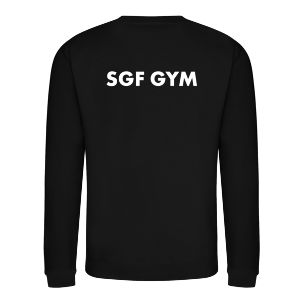 SGF GYM Adult Sweatshirt V2 (Black) - Image 2