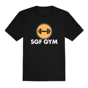 SGF GYM Adult Airtex T-shirt V1 (Black)