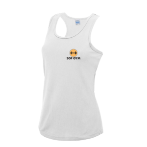 SGF GYM Female Vest (White)