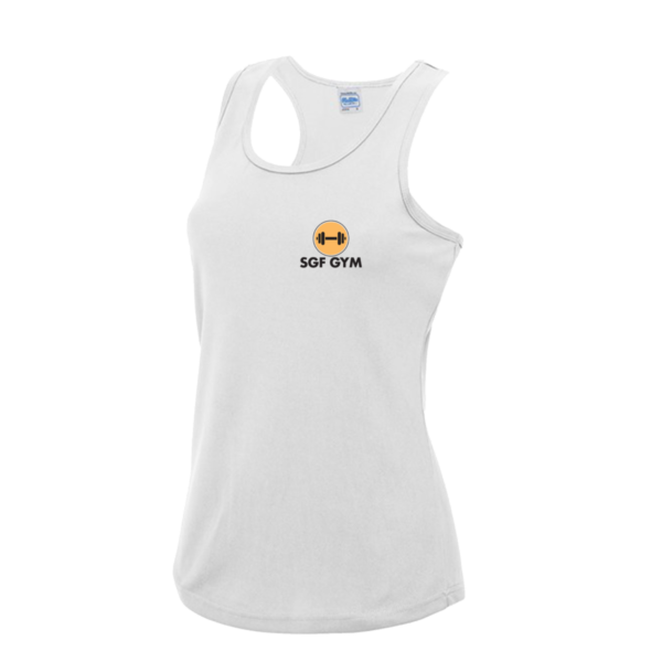 SGF GYM Female Vest (White)