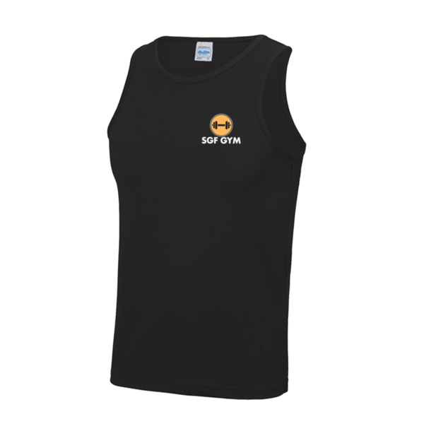 SGF GYM  Mens Vest (Black)