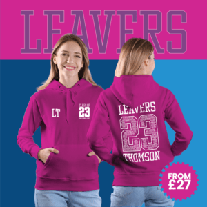 Personalised Leavers Hoodies