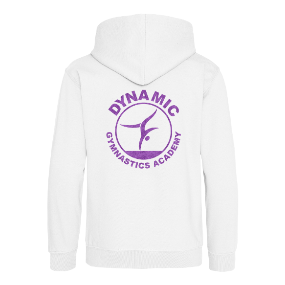DGA Adult Personalised Competitive Gymnastics Zipper (WHITE) - Image 2