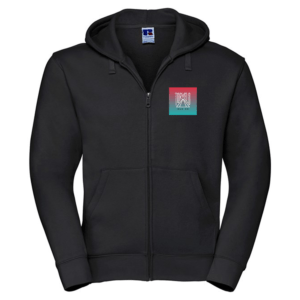 Torvelo Unisex Zipped Hoodie (Black)