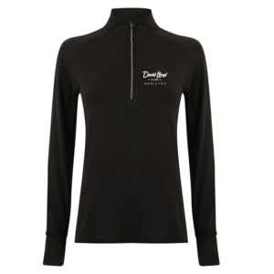 DLH - NEW Ladies Half Zip (Black)