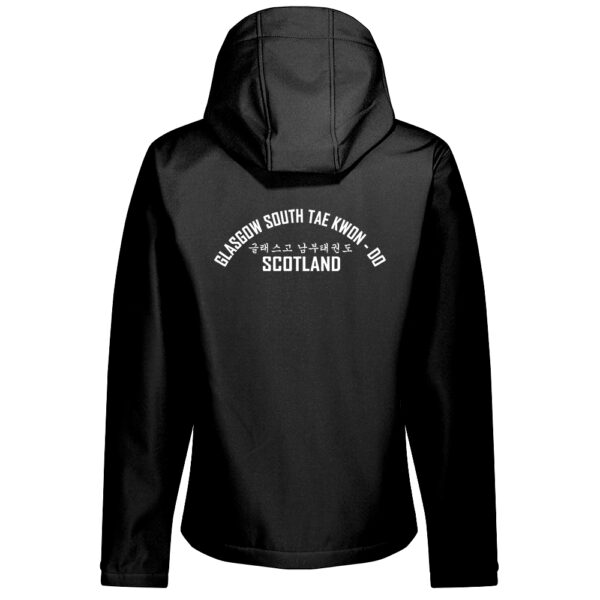Glasgow South TKD – Softshell Jacket (Black) - Image 2