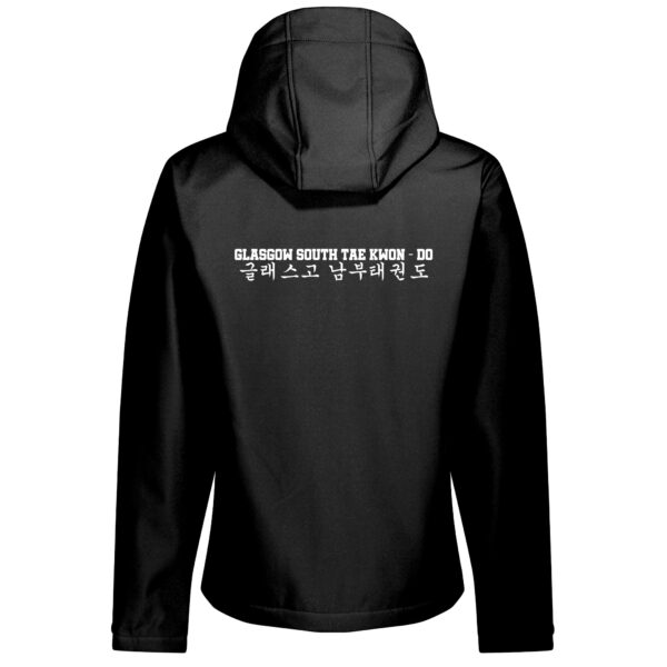 Glasgow South TKD – Softshell Jacket (Black) - Image 3