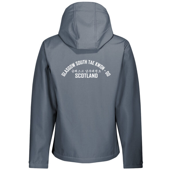 Glasgow South TKD – Softshell Jacket (Grey) - Image 3