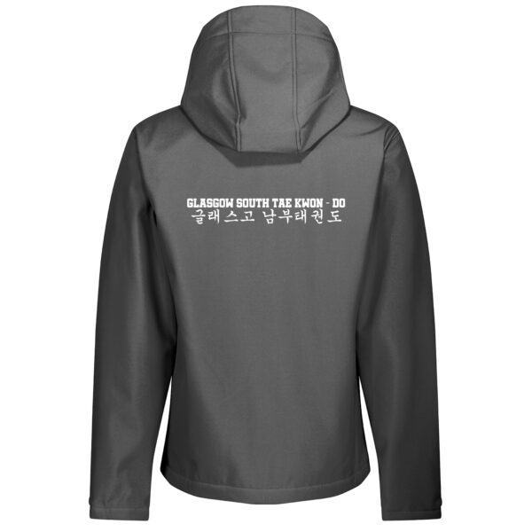 Glasgow South TKD – Softshell Jacket (Grey) - Image 2