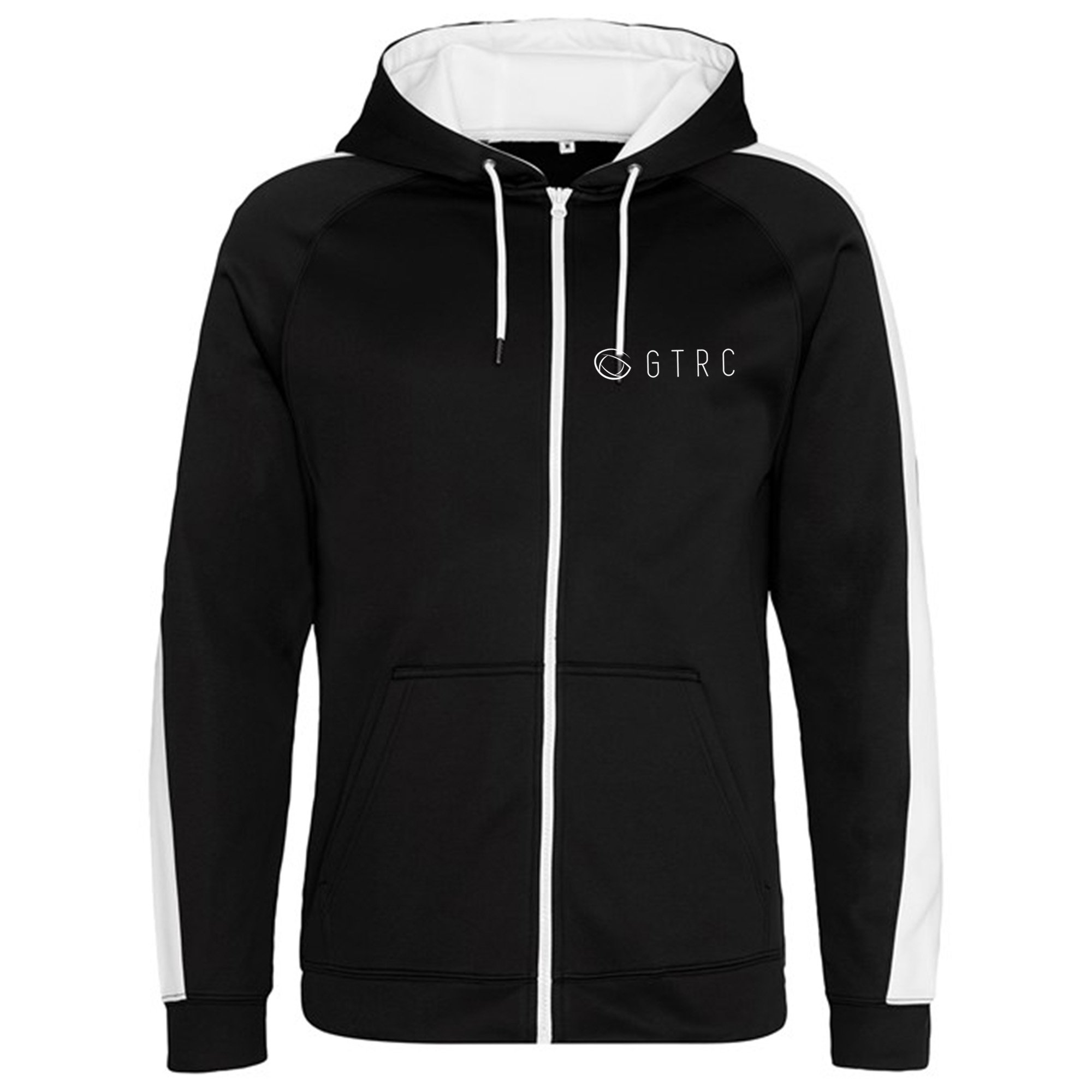 GTRC Zipped Hoodie (Black/White)