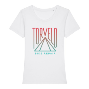 Torvelo Bike Repair Womans T-Shirt (White)