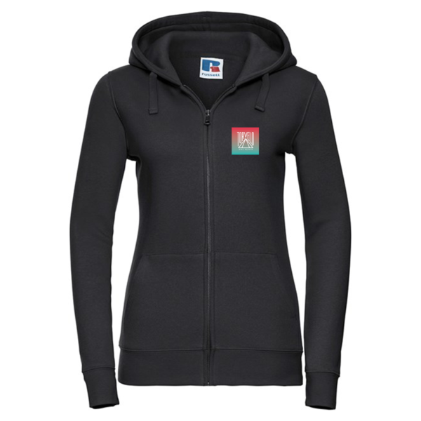 Torvelo Bike Repair Womans Zipped Hoodie (Black)