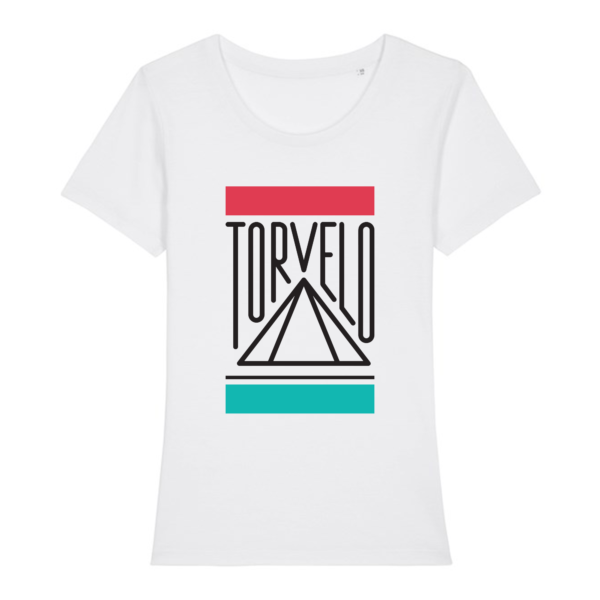 Torvelo Bike Repair Womans Colour Block T-Shirt (White)