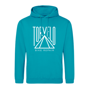 Torvelo Bike Repair Unisex Hoodie (Blue)
