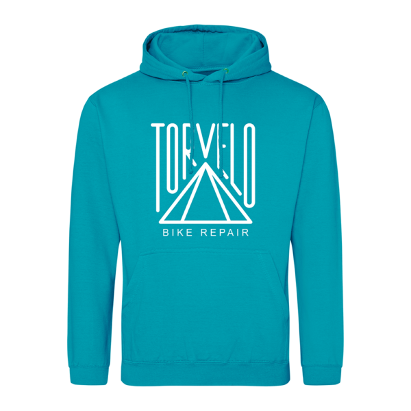 Torvelo Bike Repair Unisex Hoodie (Blue)