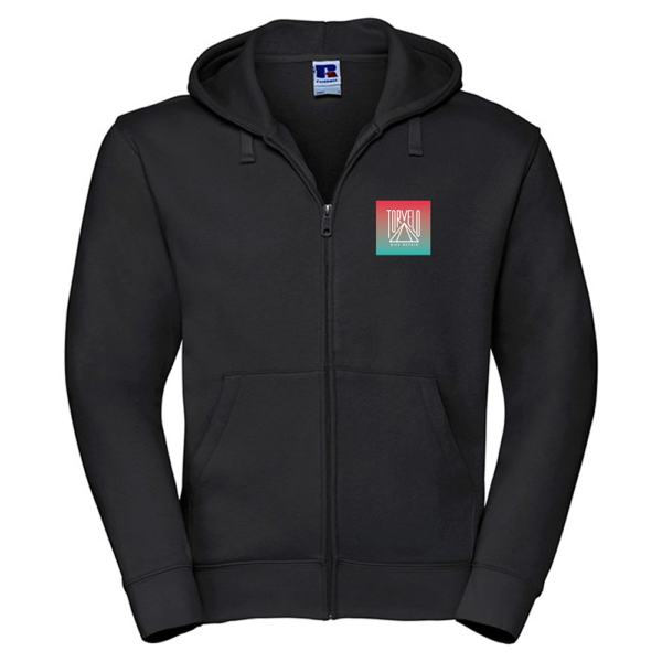 Torvelo Bike Repair Unisex Zipped Hoodie (Black)
