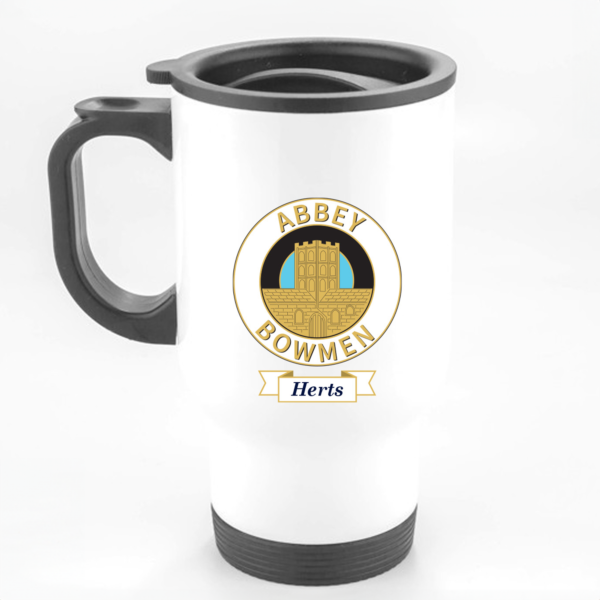 14 oz Travel Mug (White)