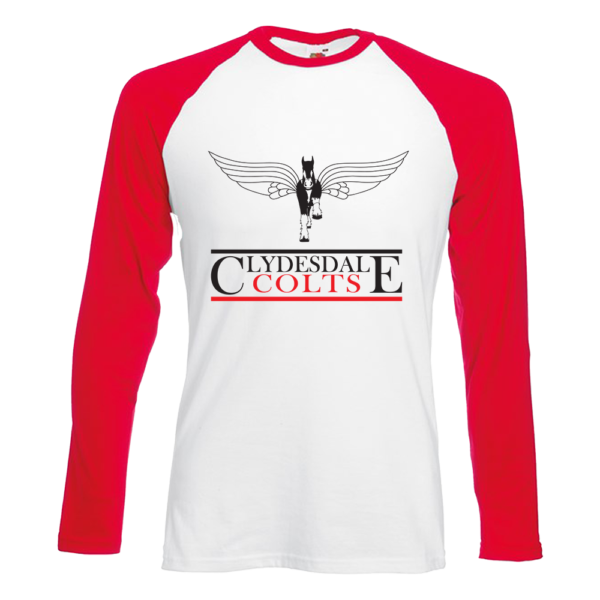 Clydesdale - Adult Long sleeve baseball T