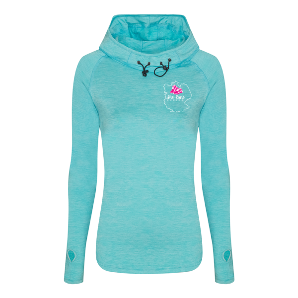 She Runs Women's cool cowl neck top