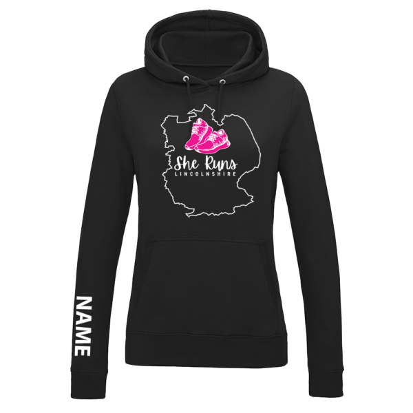 She Runs Women's Hoodie Personalised - Image 7