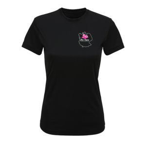 She Runs performance t-shirt